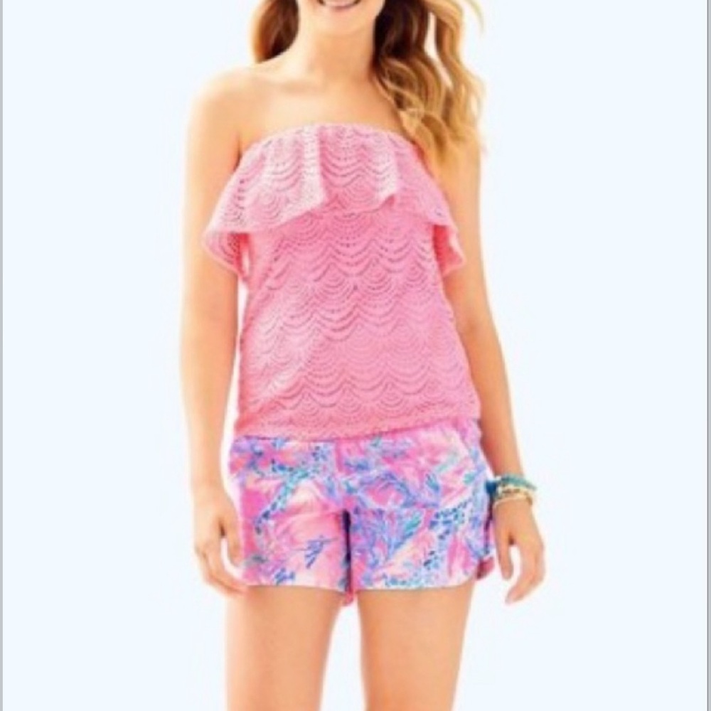 Lilly Pulitzer Wiley Tube Top-Sz XL-BNWOT